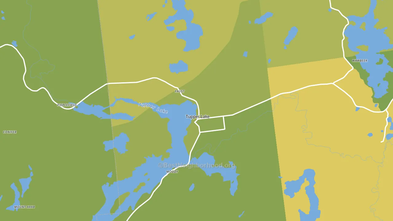 12986, NY block-group voter-turnout map