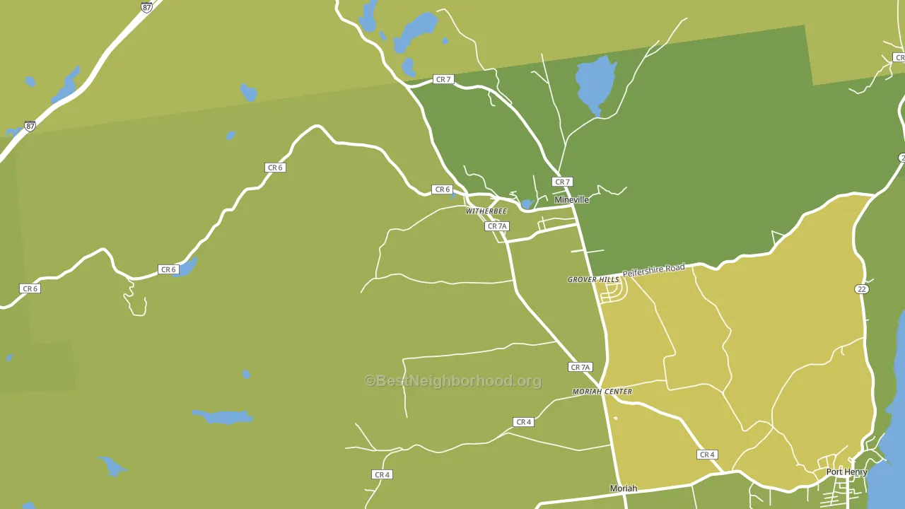 12998, NY block-group voter-turnout map