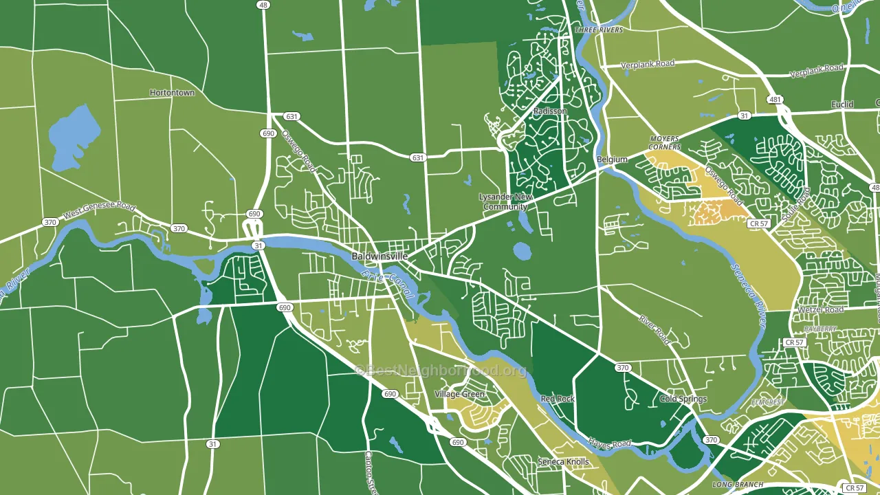 13027, NY block-group voter-turnout map