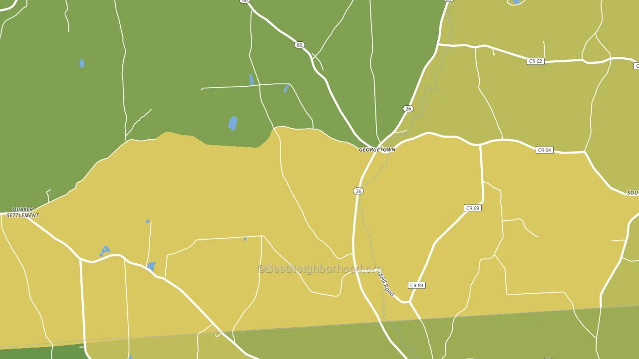 13072, NY block-group voter-turnout map