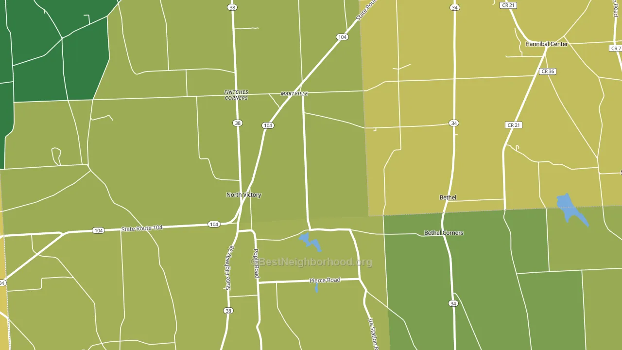 13111, NY block-group voter-turnout map