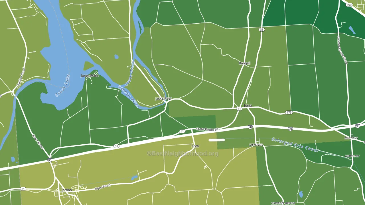 13112, NY block-group voter-turnout map