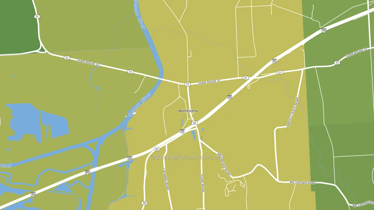 13117, NY block-group voter-turnout map