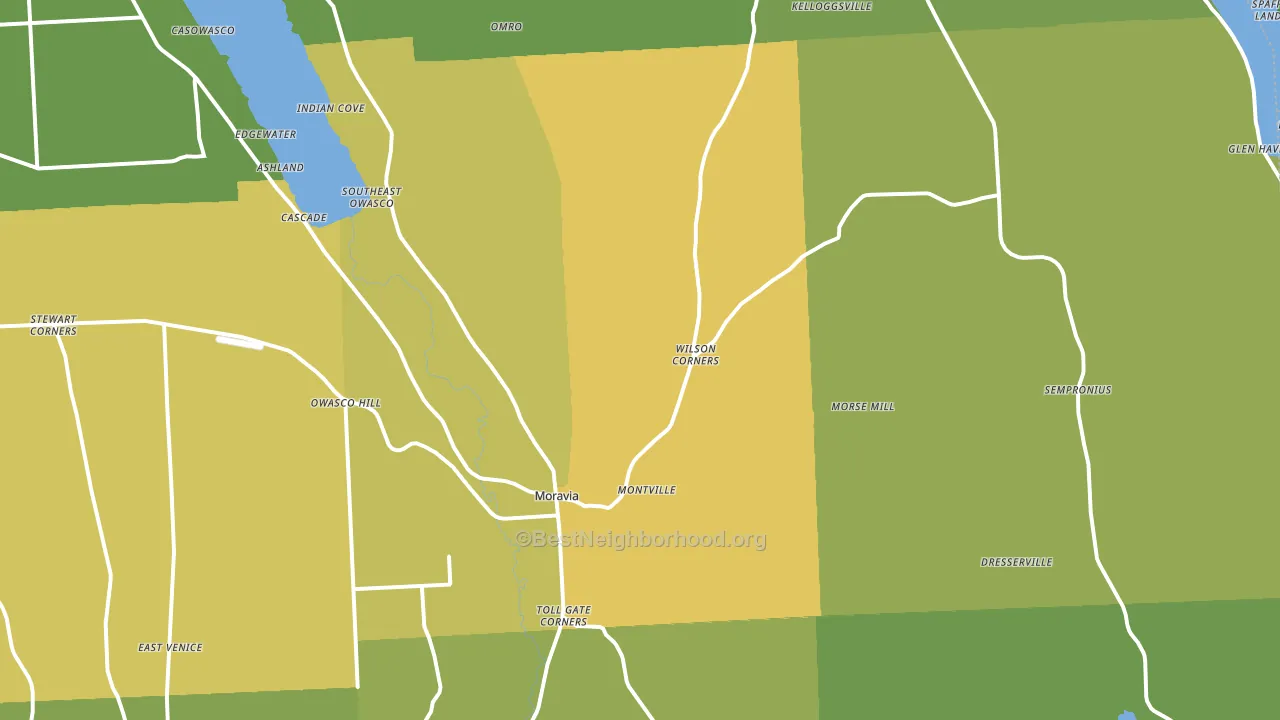 13118, NY block-group voter-turnout map