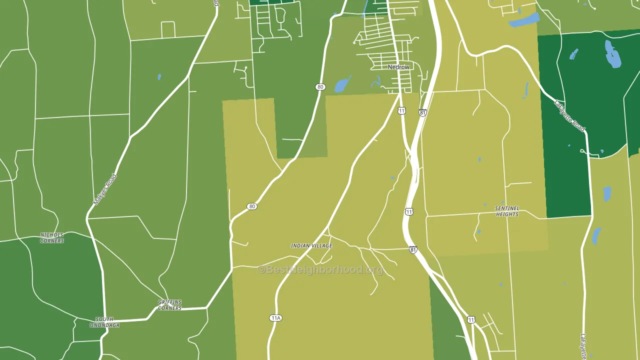 13120, NY block-group voter-turnout map