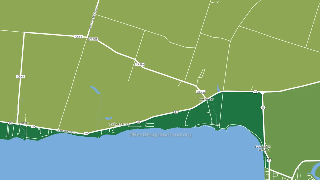 13123, NY block-group voter-turnout map
