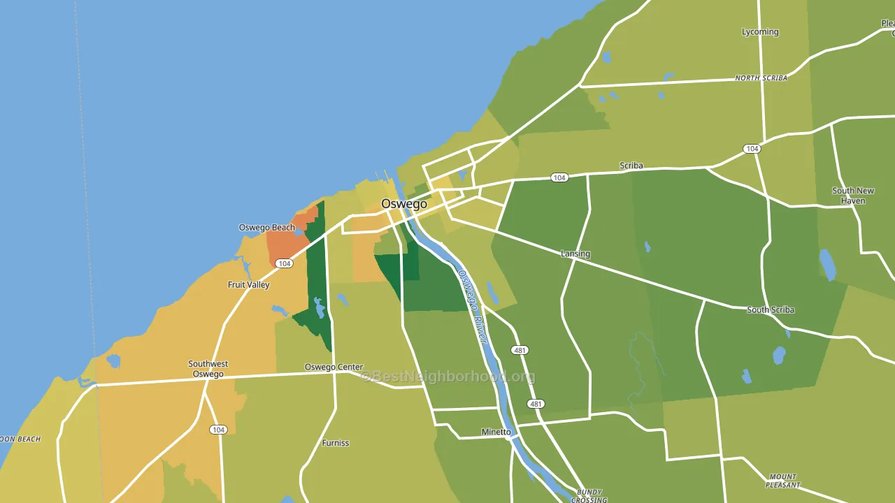 13126, NY block-group voter-turnout map