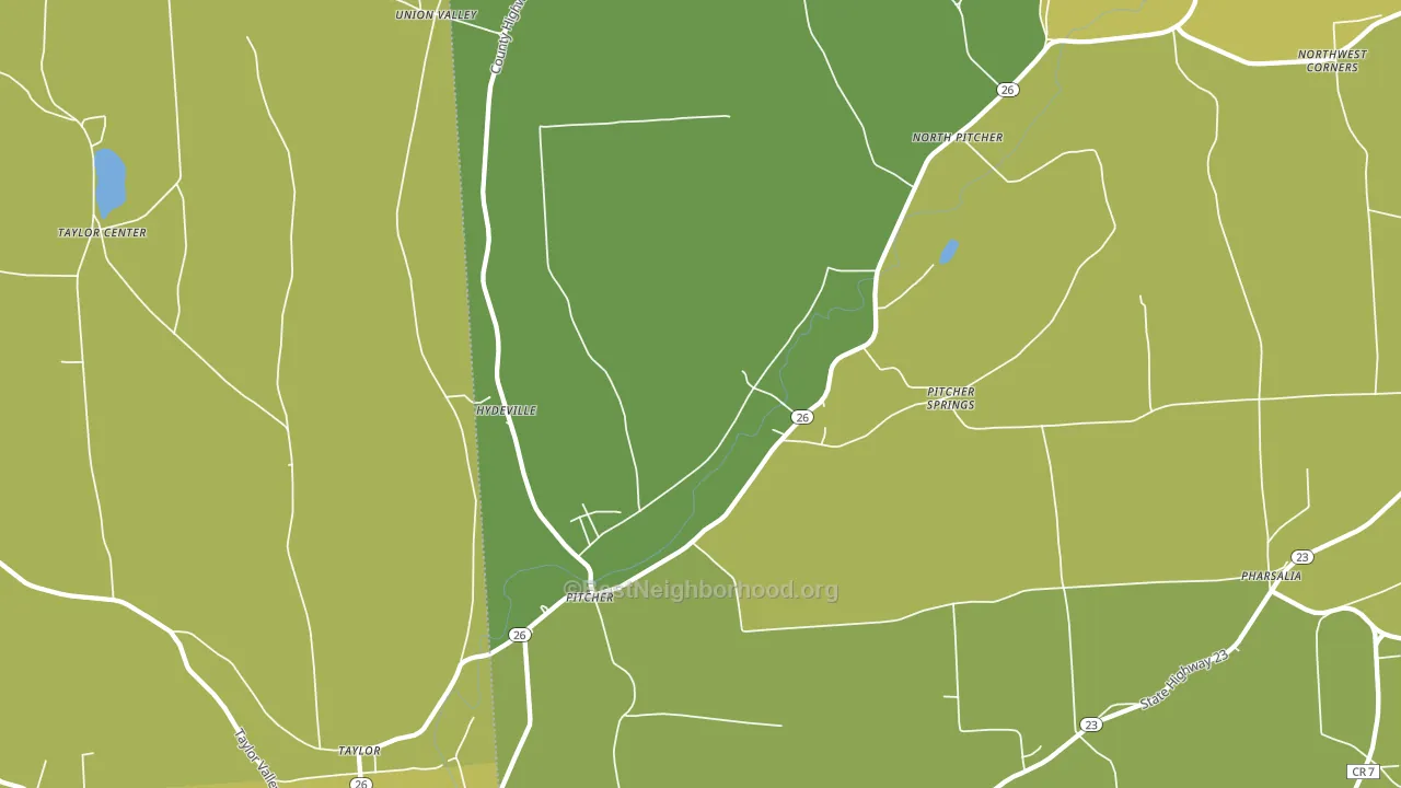 13136, NY block-group voter-turnout map