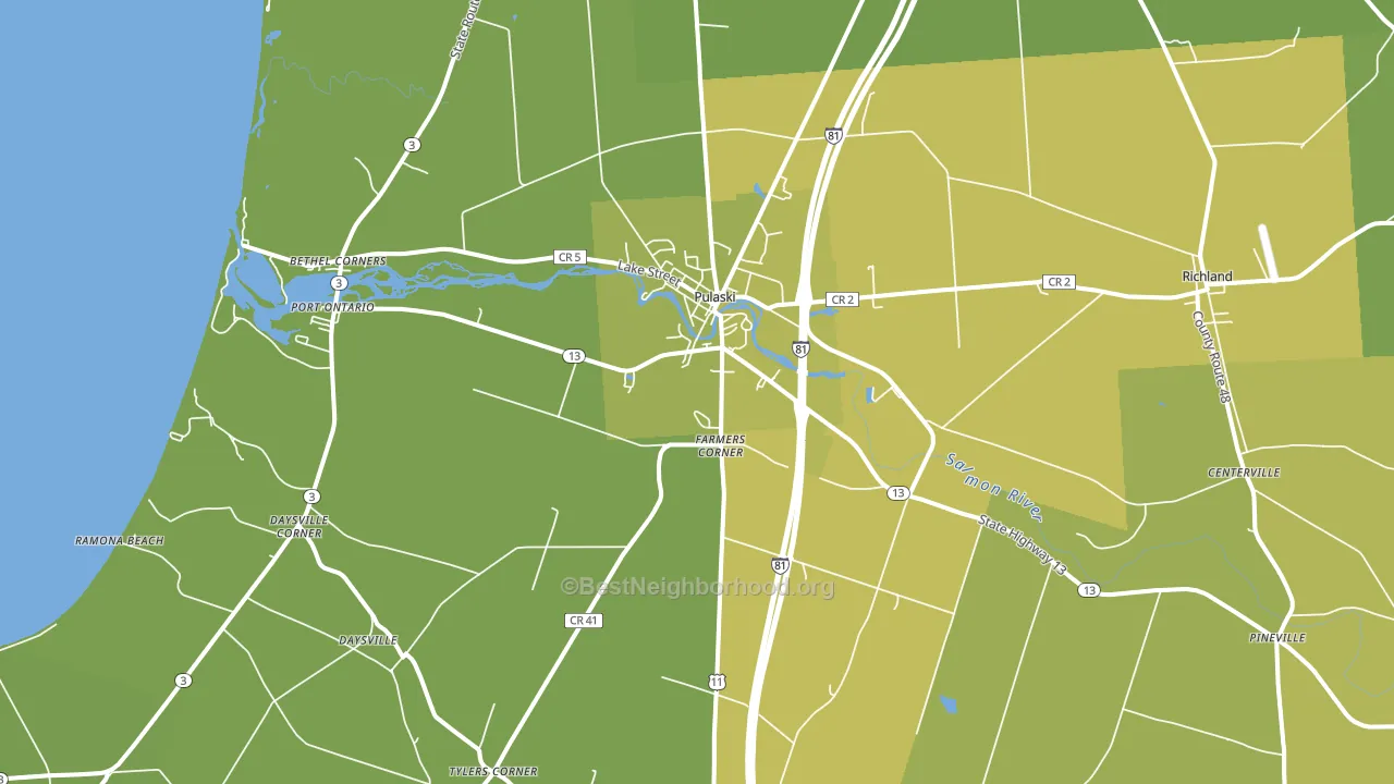 13142, NY block-group voter-turnout map