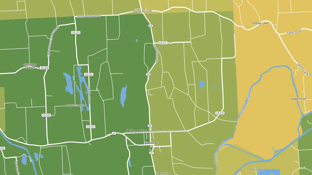 13146, NY block-group voter-turnout map