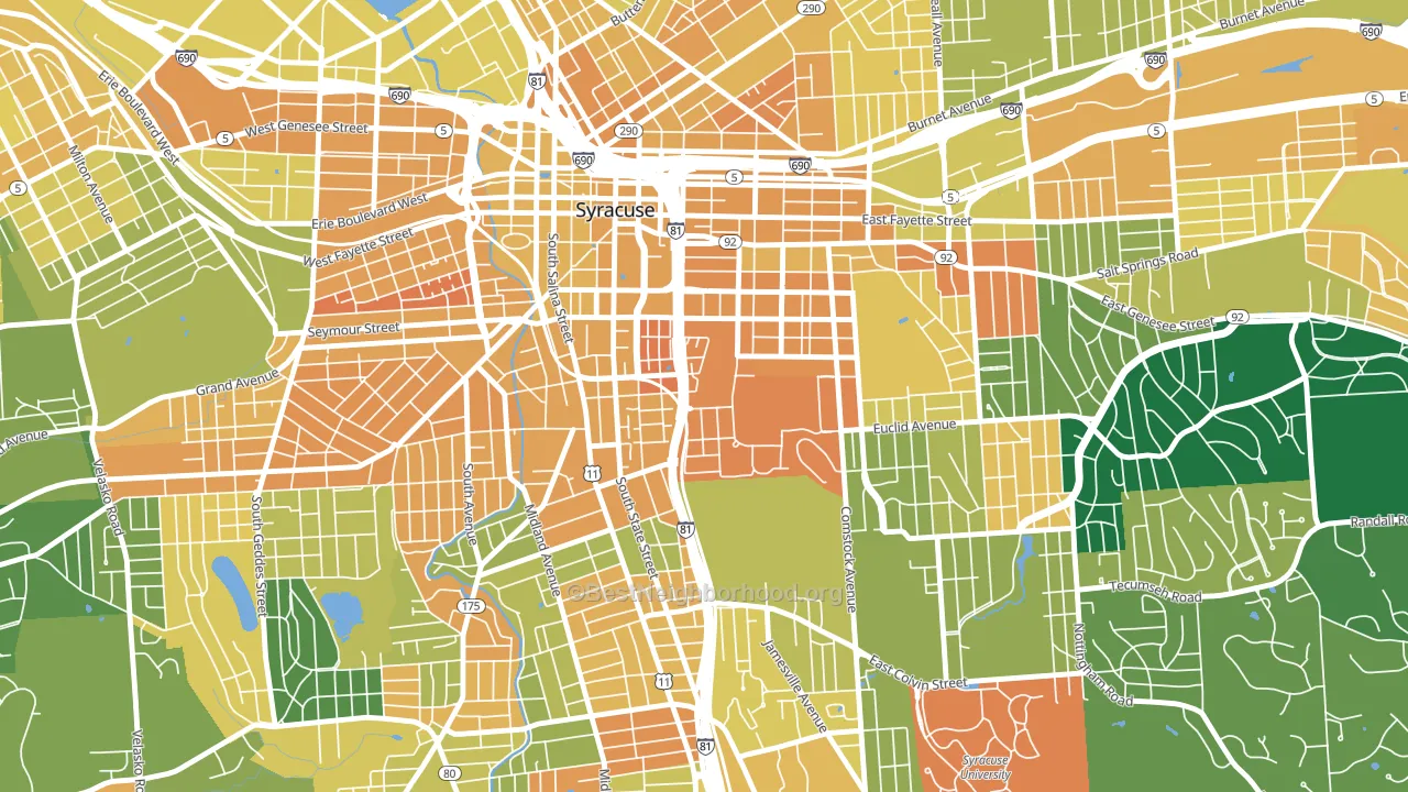 13244, NY block-group voter-turnout map