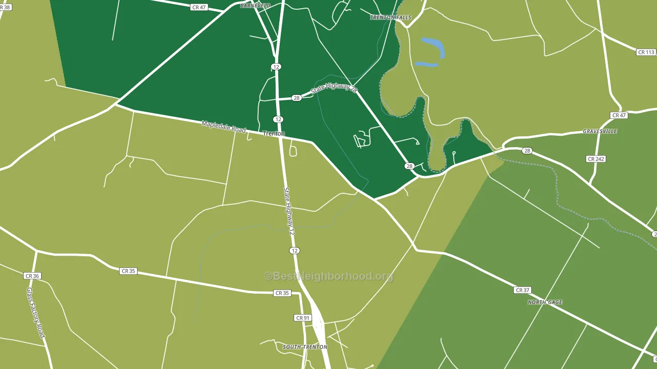 13304, NY block-group voter-turnout map
