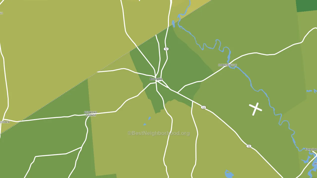 13309, NY block-group voter-turnout map
