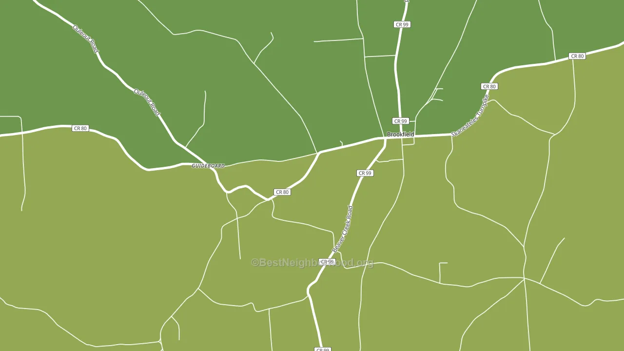 13314, NY block-group voter-turnout map