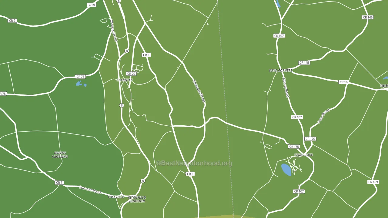 13322, NY block-group voter-turnout map