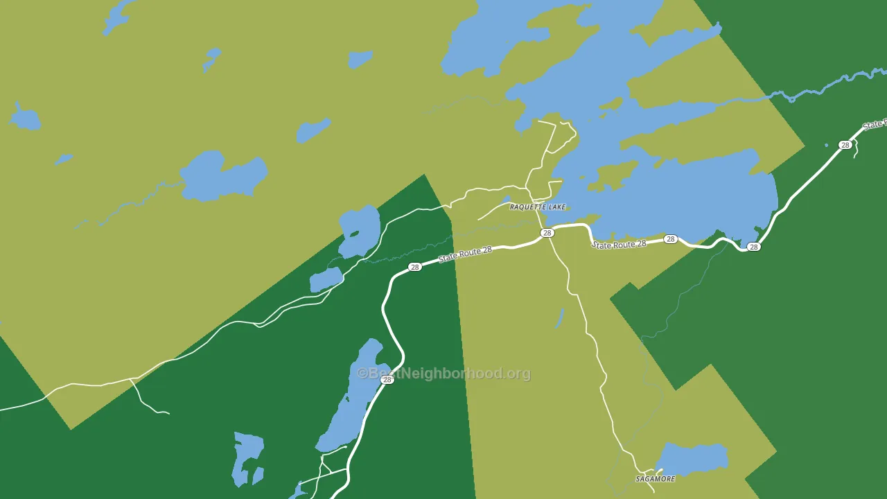 13436, NY block-group voter-turnout map