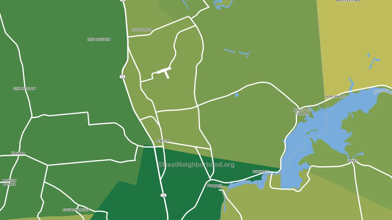 13438, NY block-group voter-turnout map