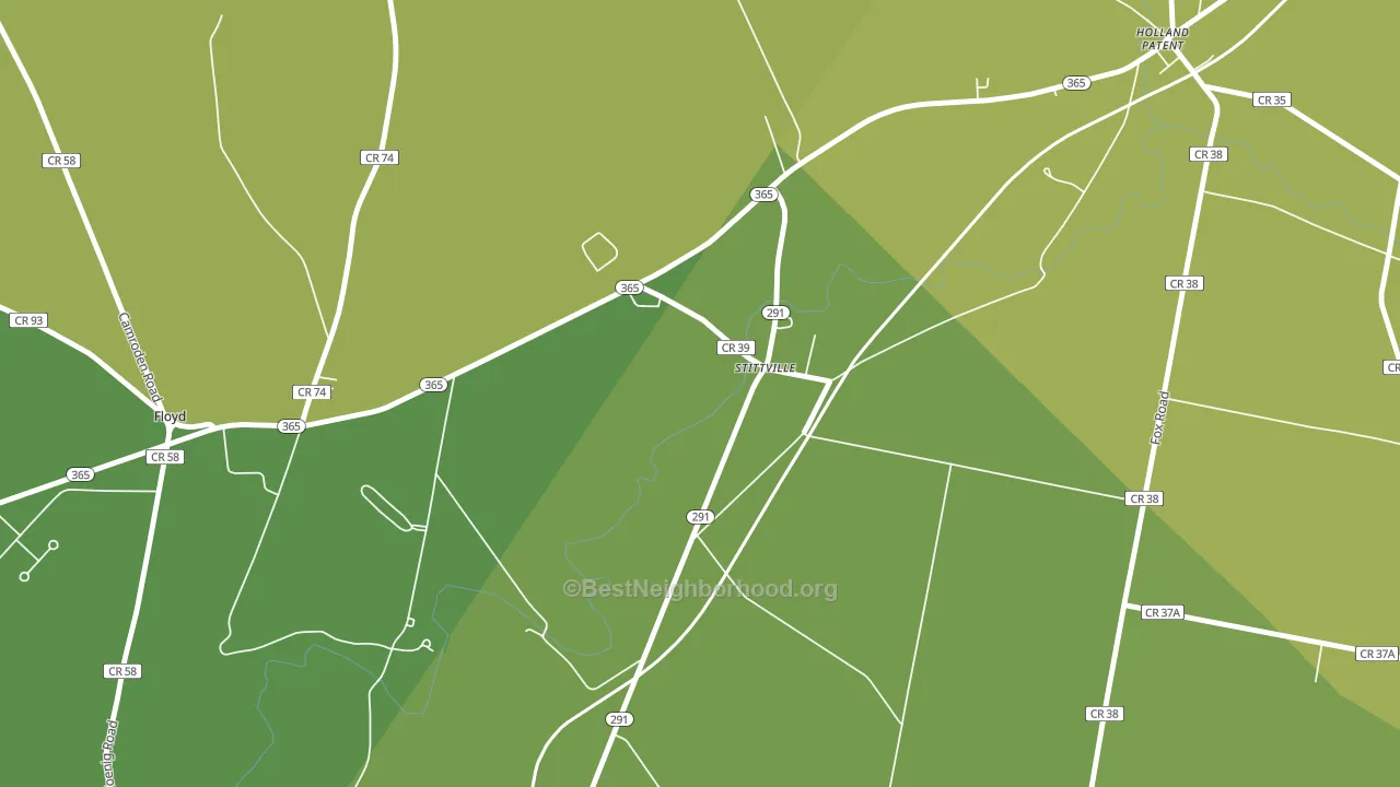 13469, NY block-group voter-turnout map