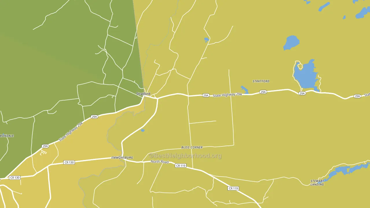 13470, NY block-group voter-turnout map