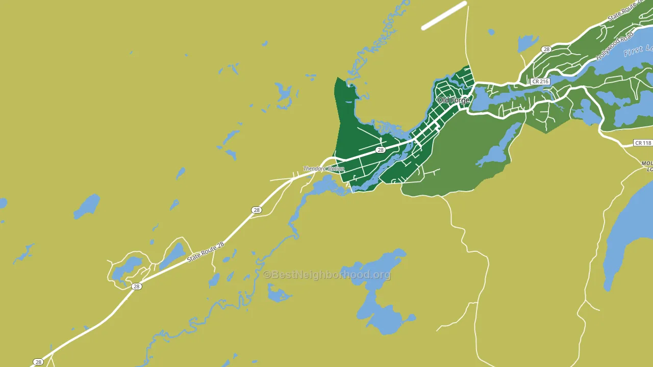 13472, NY block-group voter-turnout map