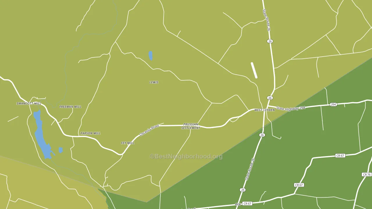 13489, NY block-group voter-turnout map