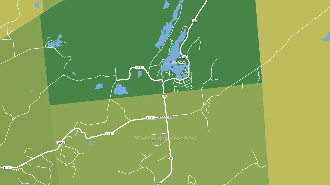 13494, NY block-group voter-turnout map
