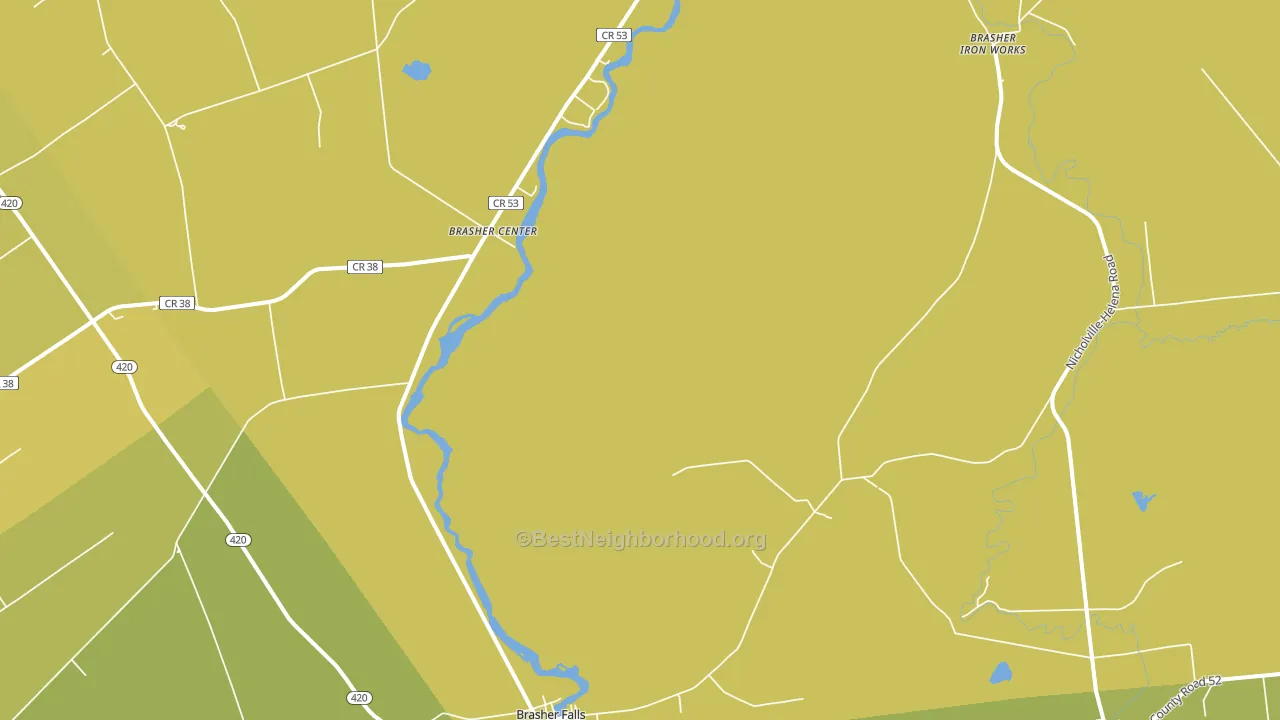 13613, NY block-group voter-turnout map
