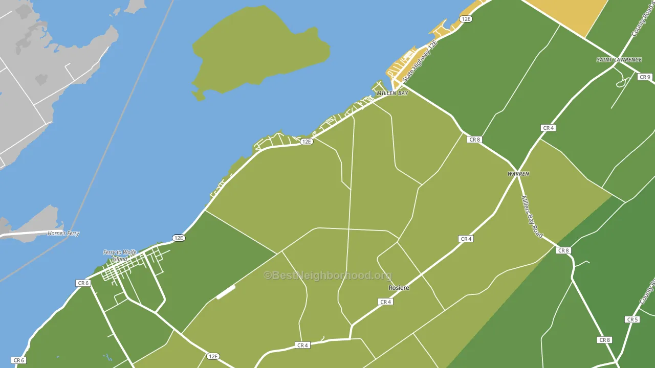 13618, NY block-group voter-turnout map