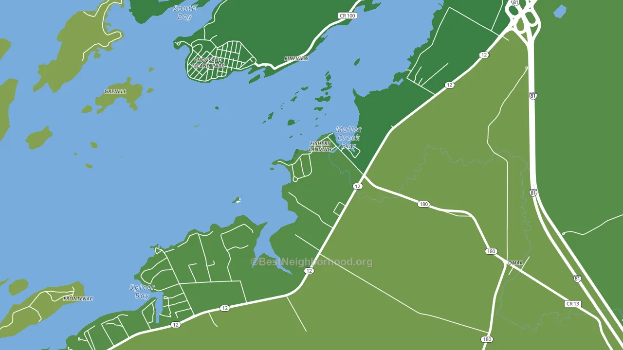 13641, NY block-group voter-turnout map