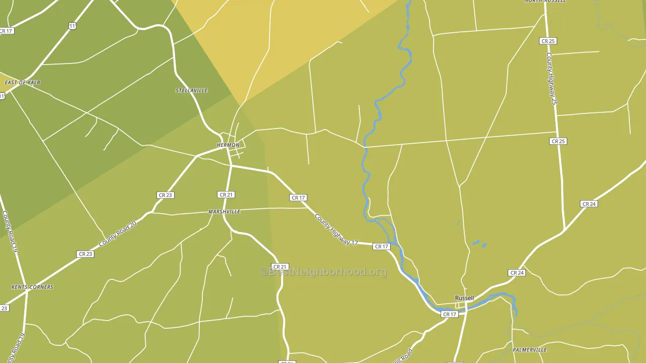 13652, NY block-group voter-turnout map