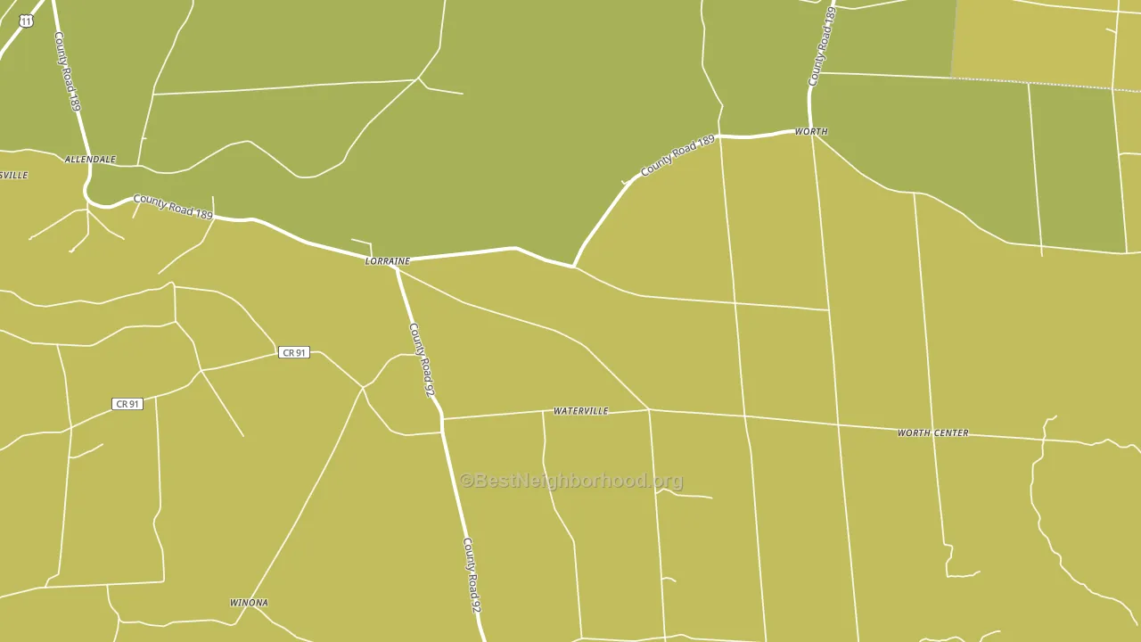 13659, NY block-group voter-turnout map