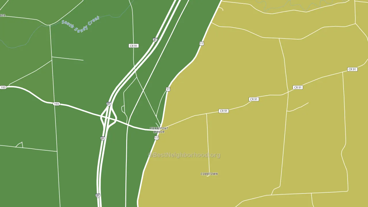 13674, NY block-group voter-turnout map