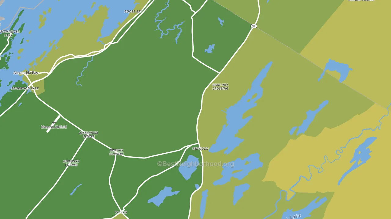 13679, NY block-group voter-turnout map