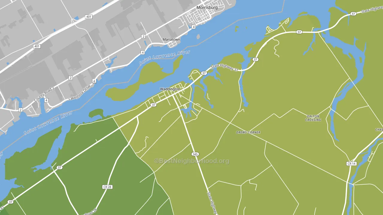 13694, NY block-group voter-turnout map