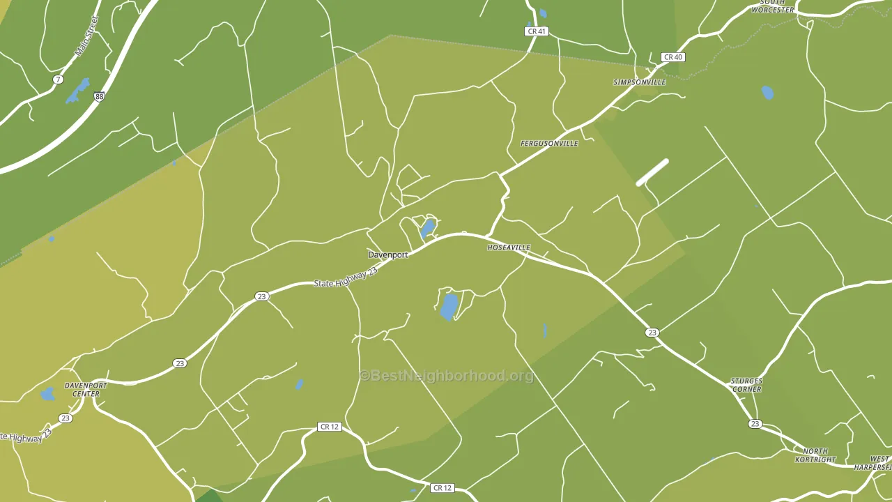13750, NY block-group voter-turnout map
