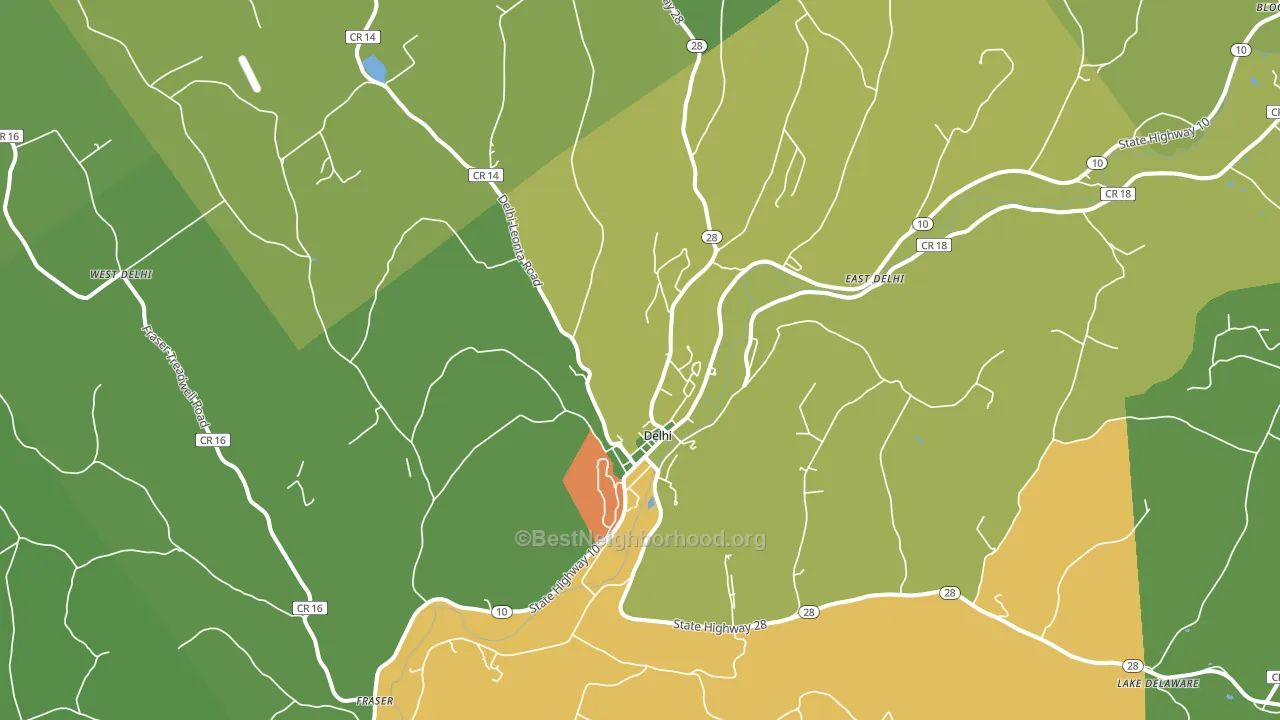 13753, NY block-group voter-turnout map