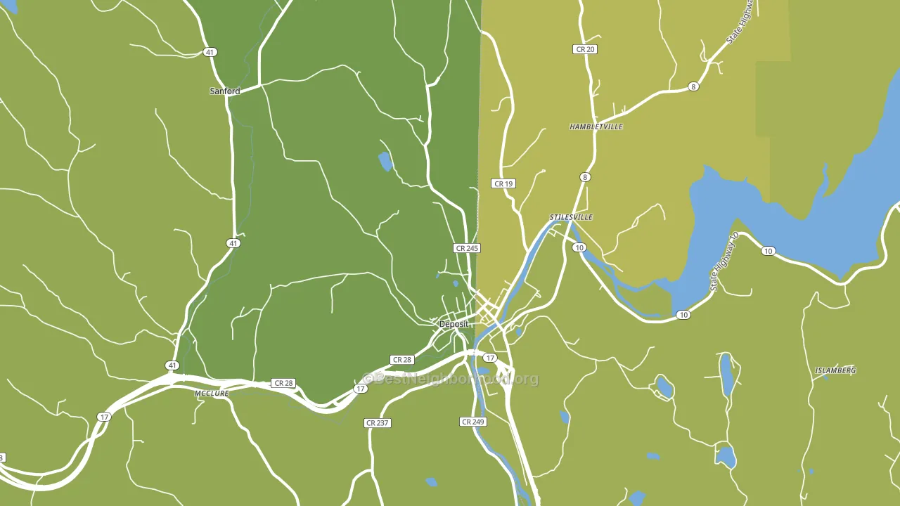 13754, NY block-group voter-turnout map