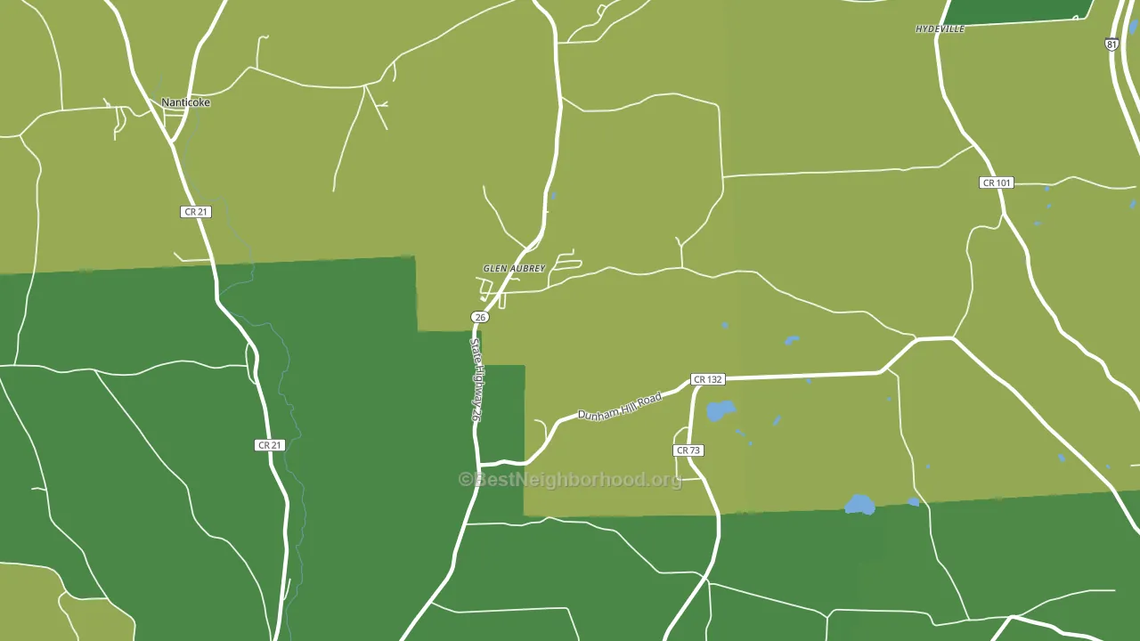 13777, NY block-group voter-turnout map