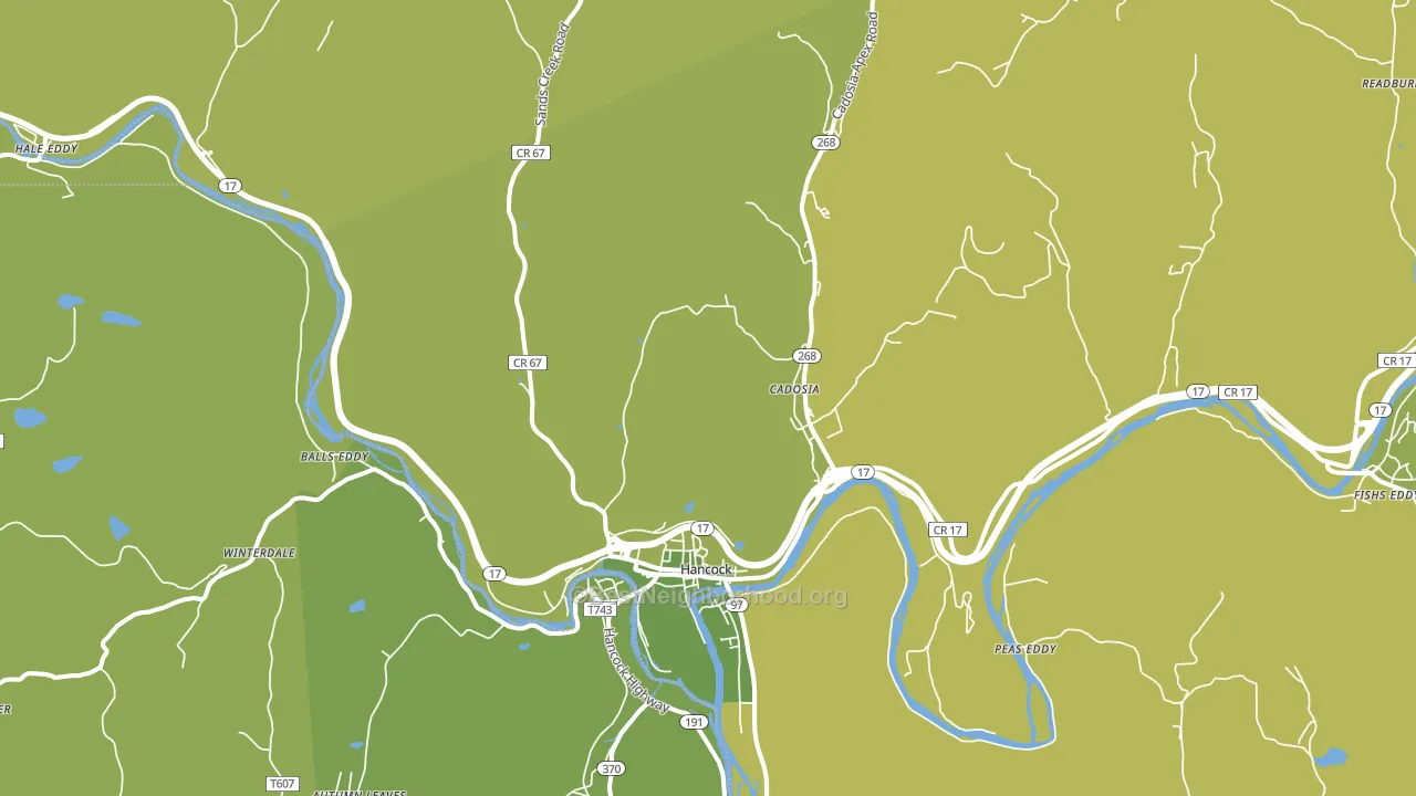 13783, NY block-group voter-turnout map