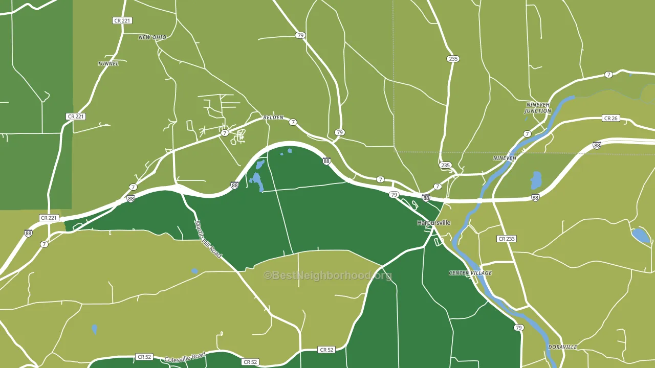 13787, NY block-group voter-turnout map