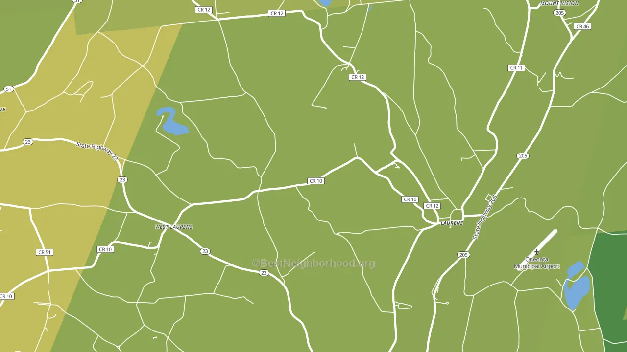 13796, NY block-group voter-turnout map