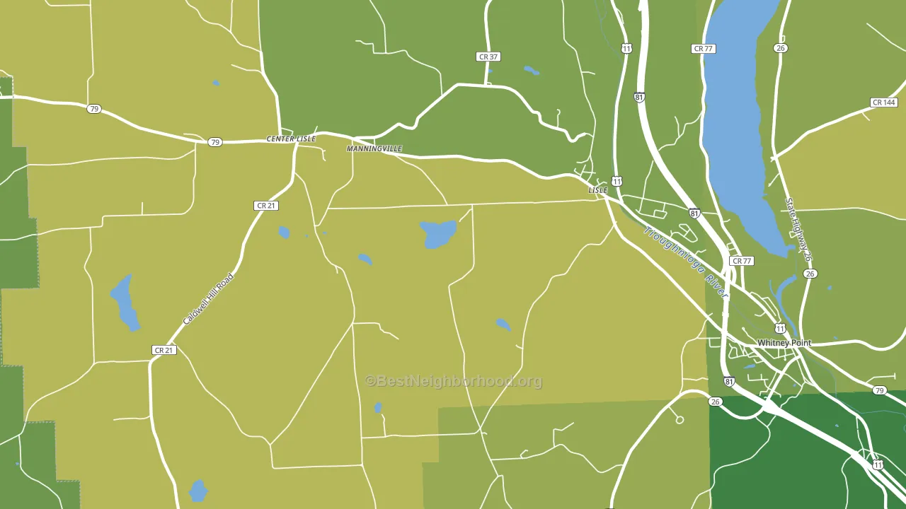 13797, NY block-group voter-turnout map