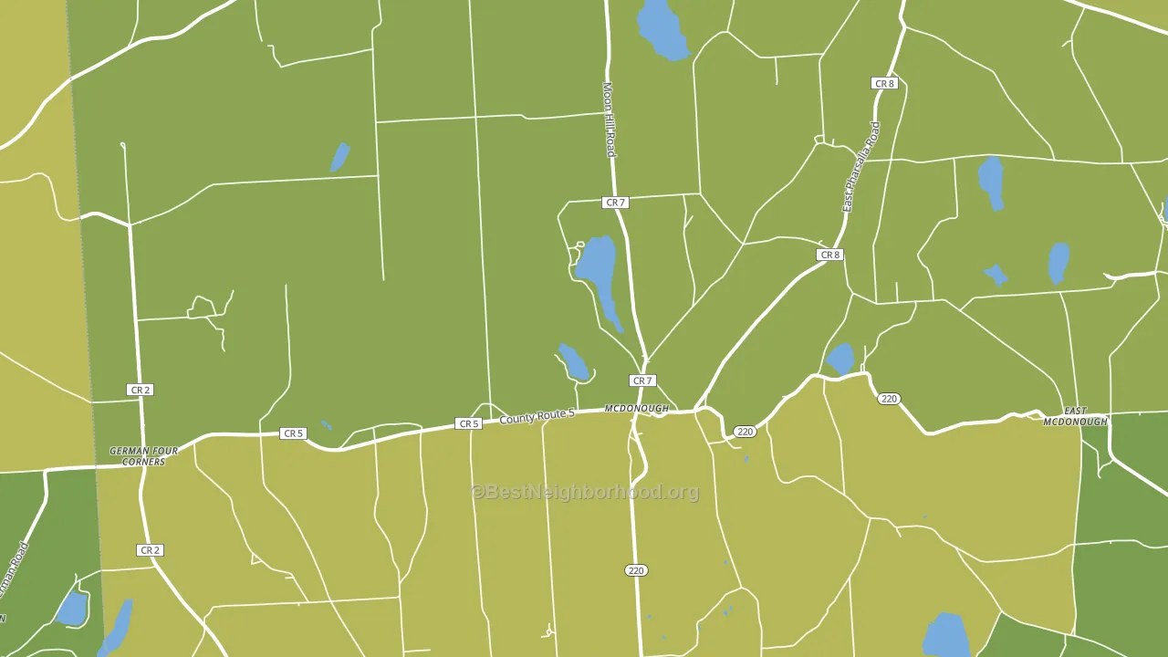 13801, NY block-group voter-turnout map