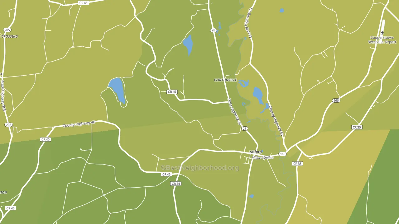 13807, NY block-group voter-turnout map