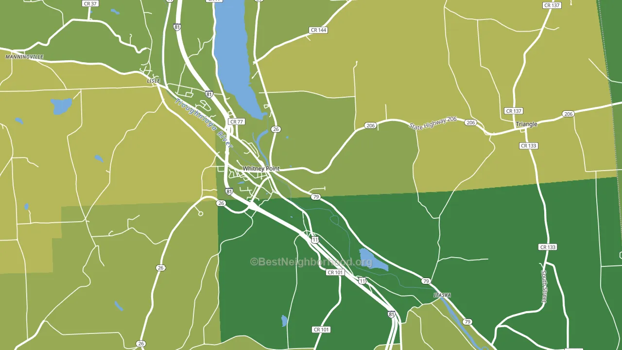 13862, NY block-group voter-turnout map