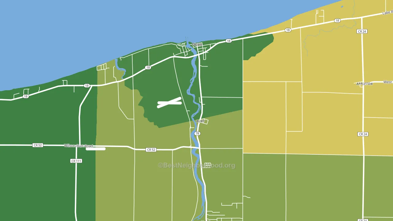 14028, NY block-group voter-turnout map