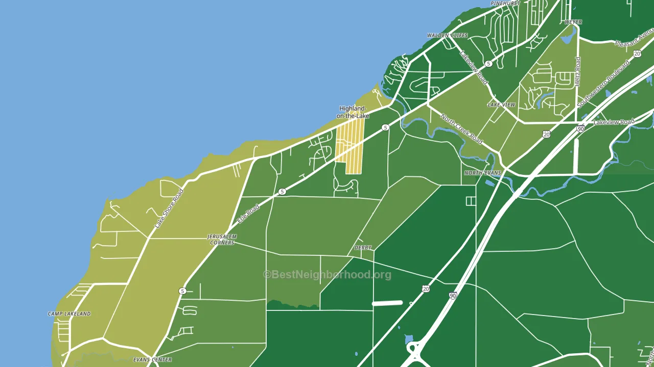 14047, NY block-group voter-turnout map