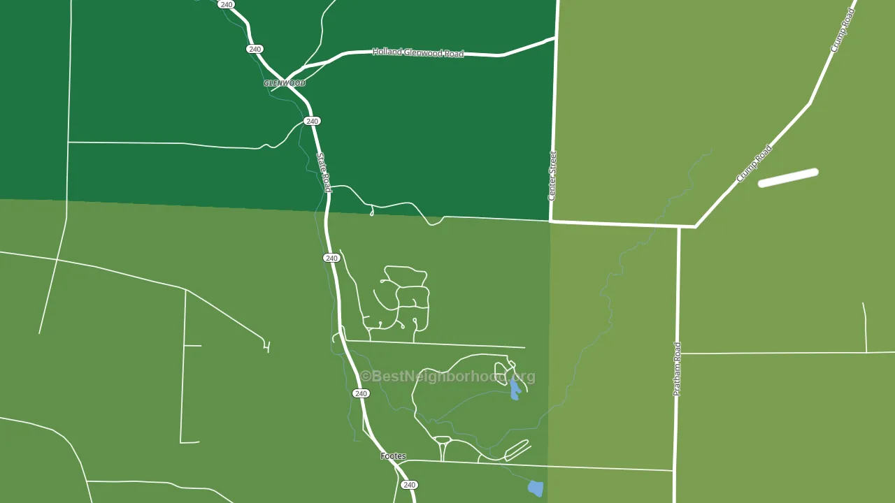 14069, NY block-group voter-turnout map