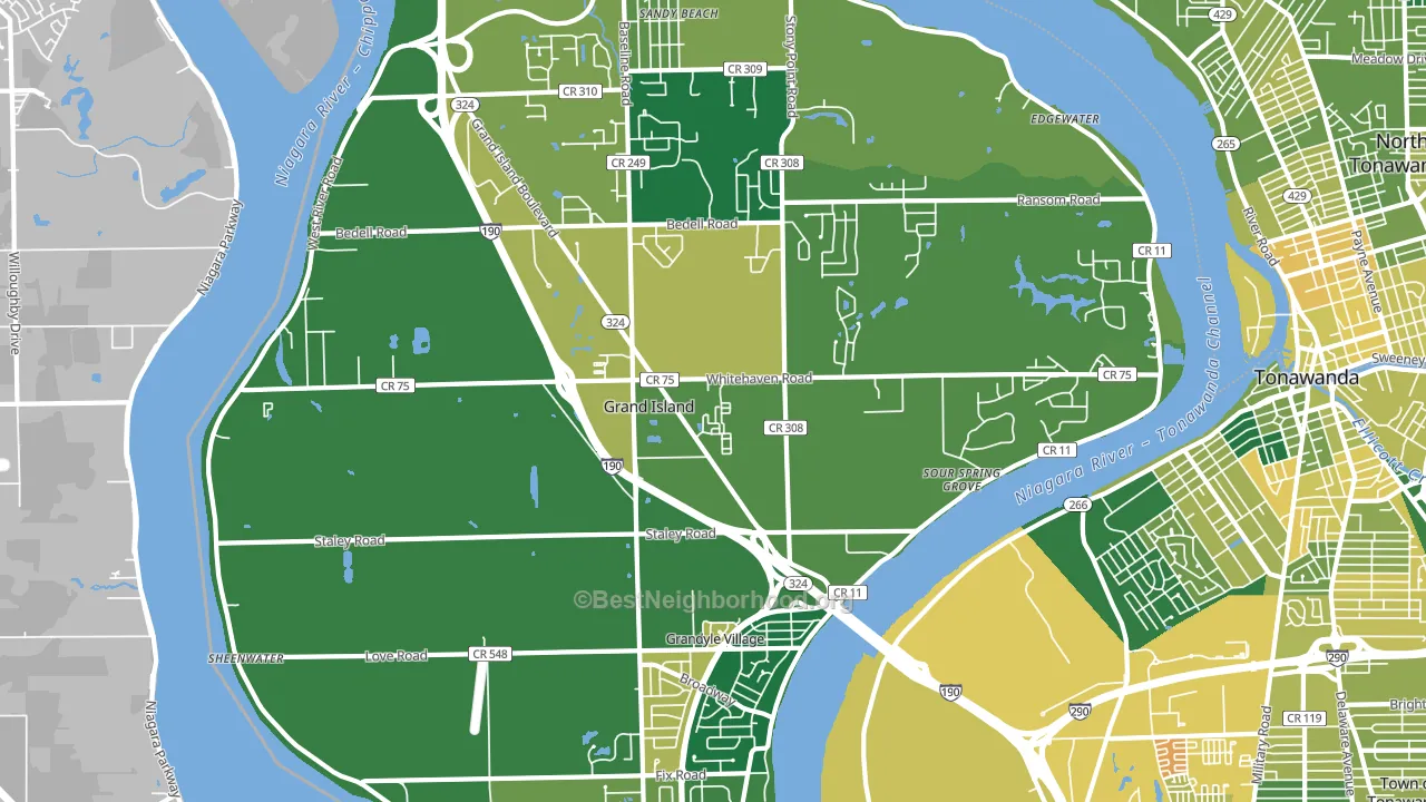 14072, NY block-group voter-turnout map