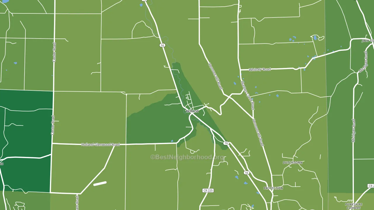 14080, NY block-group voter-turnout map